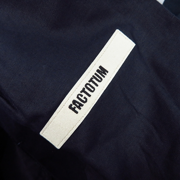 実際に弊社で買取させて頂いた【未使用】FACTOTUM/ファクトタム 刺繍総柄 コットンパンツ 01051625/46の画像 3枚目