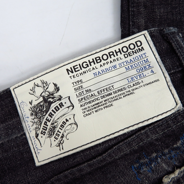 NEIGHBORHOOD/ネイバーフッド ANCHOR NARROW STRAIGHT SAVAGE LEVEL-4 