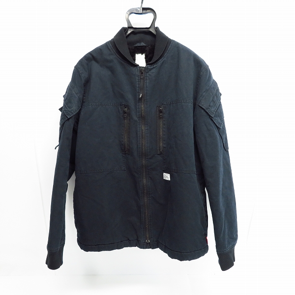 WTAPS/ダブルタップス バックスカルボーンコットンジャケット TSDT