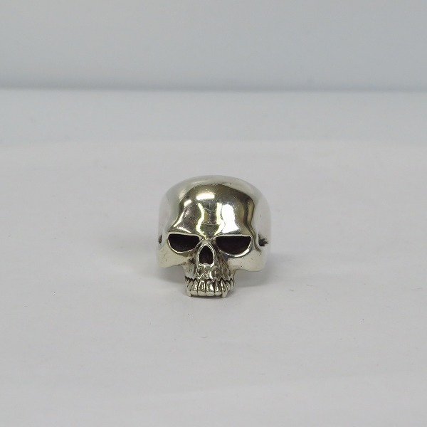 実際に弊社で買取させて頂いたCRAZY PIG/クレイジーピッグ ラージエビルスカルリング/25.5号の画像 1枚目