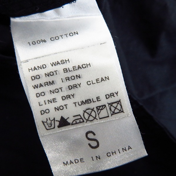 実際に弊社で買取させて頂いた417 EDIFICE/フォーワンセブンエディフィス 7分丈 コットンシャツ/Sの画像 3枚目