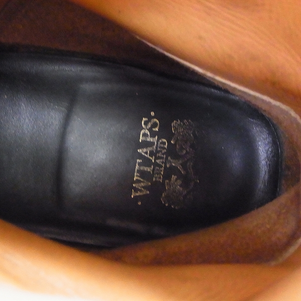 実際に弊社で買取させて頂いたWTAPS/ダブルタップス エンジニアブーツ ブラック/28の画像 7枚目