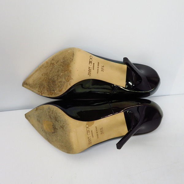 実際に弊社で買取させて頂いたJIMMY CHOO/ジミーチュウ ABEL/アベル ポインテッドトゥ パンプス/38.5の画像 2枚目