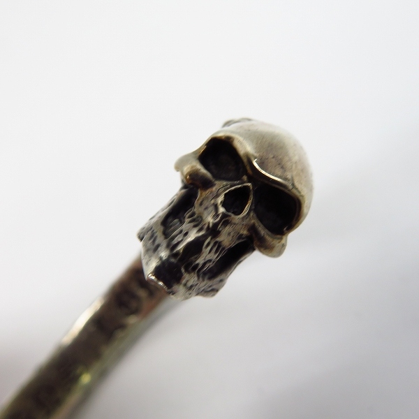 実際に弊社で買取させて頂いた【ギャラ付】CRAZY PIG/クレイジーピッグ ブレイド 2スカル ブレスレット の画像 6枚目