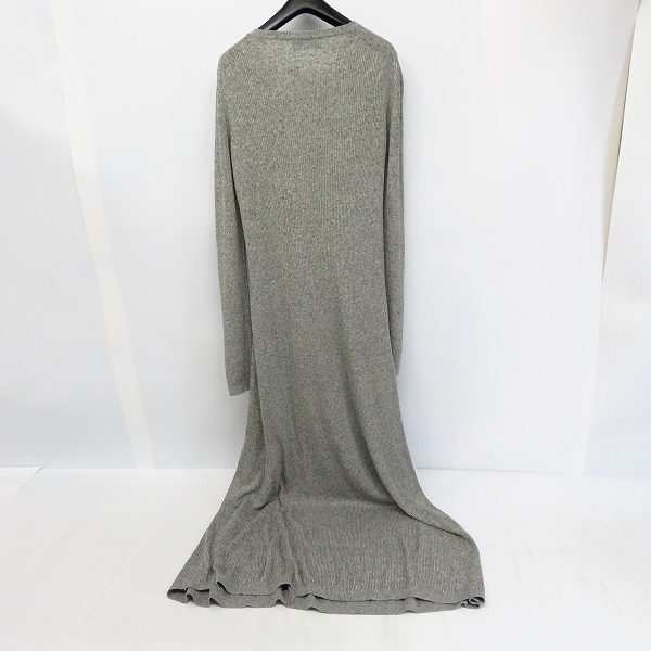 実際に弊社で買取させて頂いたDIESEL BLACK GOLD/ディーゼルブラックゴールド レーヨン混 ロングカーディガン XSの画像 1枚目