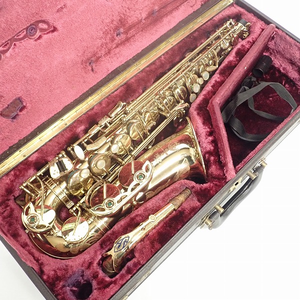 実際に弊社で買取させて頂いた★H.SELMER/セルマー アルトサックス Super Action SA80 SERIE Ⅱ 彫刻有り 1986年製