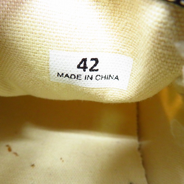 実際に弊社で買取させて頂いたEDIFICE/エディフィス スニーカー スリッポン 42の画像 5枚目