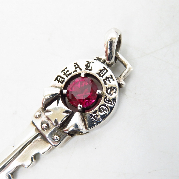 実際に弊社で買取させて頂いたDEAL DESIGN/ディールデザイン キー/鍵デザイン ストーンセットペンダントトップの画像 3枚目