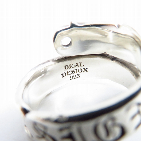 実際に弊社で買取させて頂いたDEAL DESIGN/ディールデザイン フレイムフラッグリング/16.5～17号の画像 5枚目