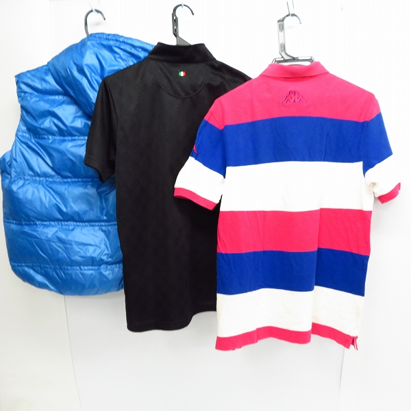 実際に弊社で買取させて頂いたkappa/カッパ ダウンベスト/ポロシャツ M/3点セットの画像 1枚目
