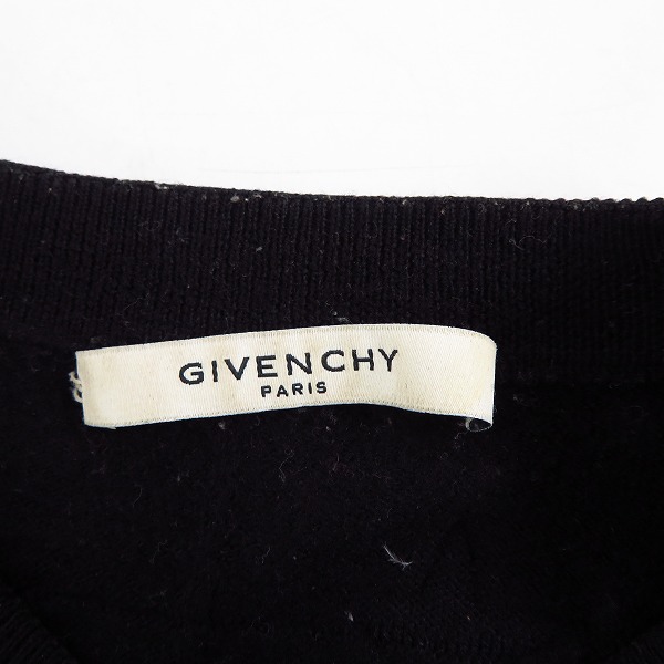 実際に弊社で買取させて頂いた【JPタグ】GIVENCHY/ジバンシー スターパッチ クルーネック プルオーバー ウールニット 16F 7503 503 Size：Sの画像 2枚目