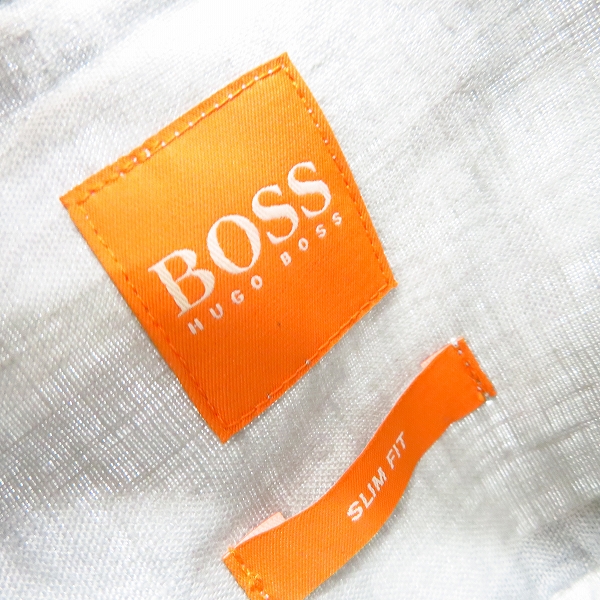 実際に弊社で買取させて頂いたHUGO BOSS/ヒューゴボス シワ加工シャツ Mの画像 2枚目