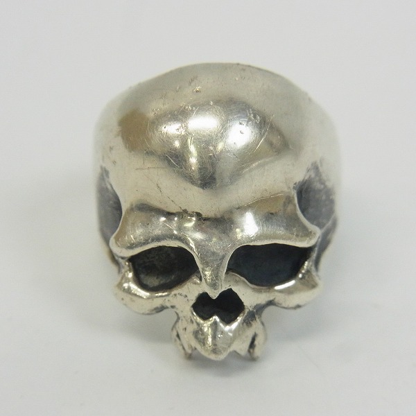 実際に弊社で買取させて頂いたHARAKIRI/ハラキリ スカルリング SV925/15.5号の画像 1枚目