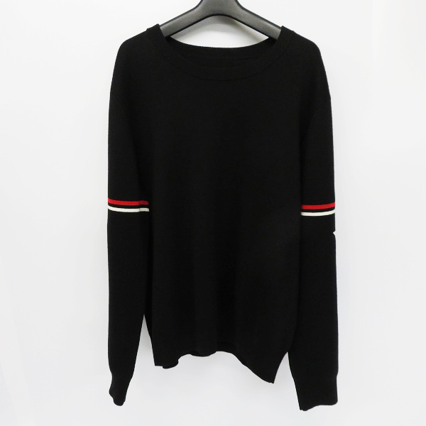 実際に弊社で買取させて頂いた【17AW】UNIFORM EXPERIMENT/ユニフォームエクスペリメント  レザースターパッチニット ウール混 3