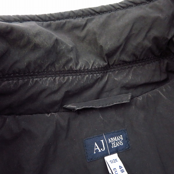 実際に弊社で買取させて頂いたARMANI JEANS/アルマーニ ジーンズ/AJ ポリエステル テーラードジャケット Sの画像 5枚目