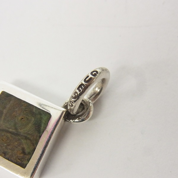 実際に弊社で買取させて頂いた【ギャラ付】STANLEY GUESS/スタンリーゲス ダイヤモンドウッドスクエアペンダントの画像 4枚目