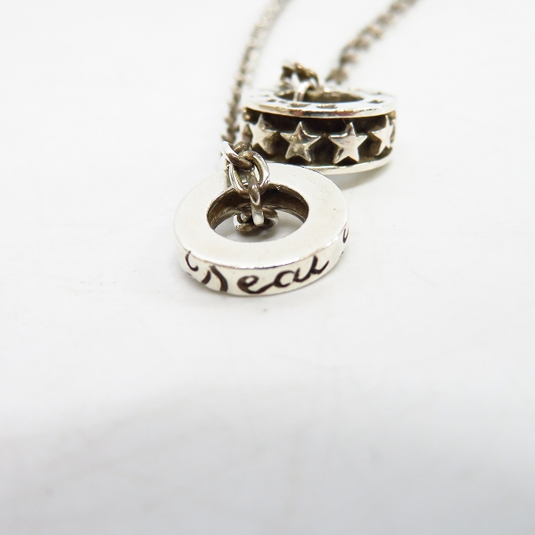 実際に弊社で買取させて頂いたDEAL DESIGN/ディールデザイン SNAKED LOWS/スネイキッドロウズ ネックレス スター 二連リングの画像 1枚目