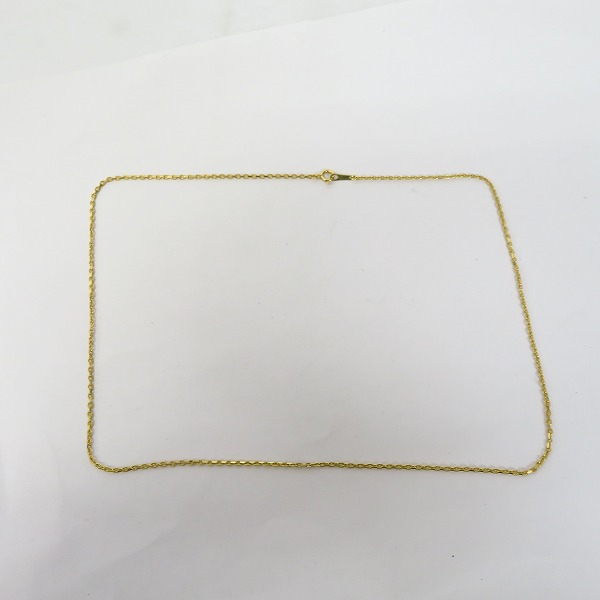 実際に弊社で買取させて頂いたEYEFUNNY/アイファニー エングレイビング Sチェーン/18KYGの画像 4枚目