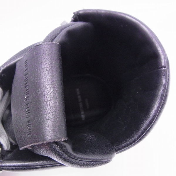 実際に弊社で買取させて頂いたDIET BUTCHER SLIM SKIN/ダイエットブッチャー MIDWEST別注 レザースニーカー/42の画像 4枚目