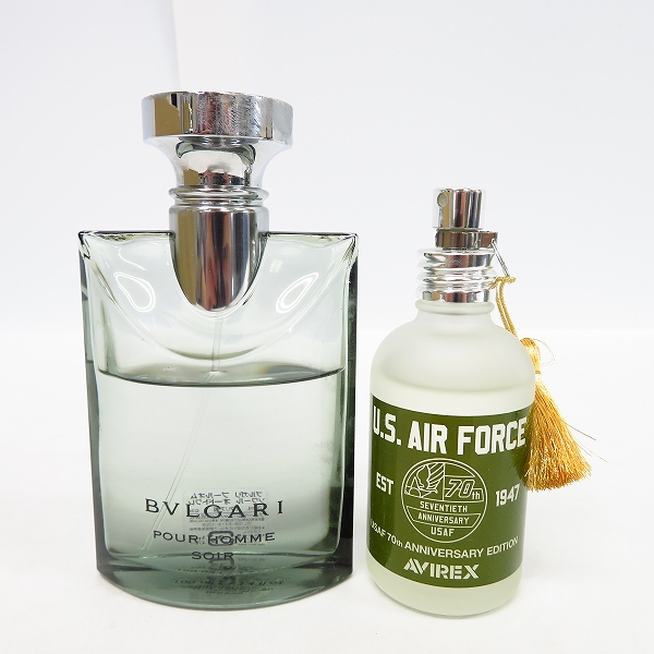実際に弊社で買取させて頂いたBVLGARI プールオム ソワール AVIREX 70th/70周年 フレグランス/香水 2点セット の画像 1枚目