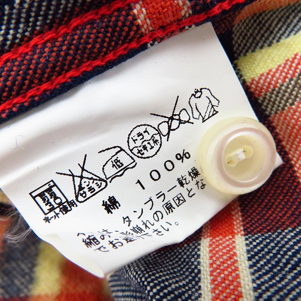 実際に弊社で買取させて頂いたSUGAR CANE/シュガーケーン チェックシャツ/XLの画像 3枚目