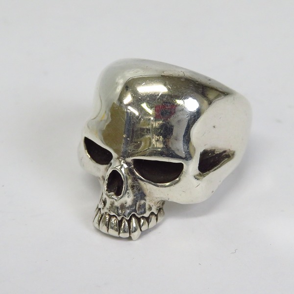 実際に弊社で買取させて頂いたCRAZY PIG/クレイジーピッグ ラージエビルスカルリング/25.5号