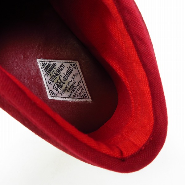 実際に弊社で買取させて頂いたCRIMIE/クライミー SPIDER WING CHUKKA SNEAKER/チャッカスニーカー C1C1-AC06/8の画像 4枚目