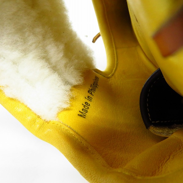 実際に弊社で買取させて頂いた【未使用】Hi-Gold/ハイゴールド 2015年 限定特注品 硬式外野手用 グローブ SKG-218の画像 8枚目