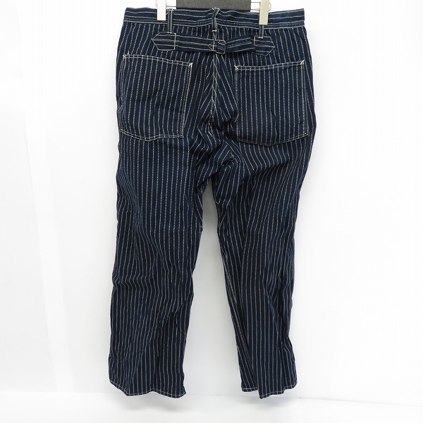 実際に弊社で買取させて頂いたSUGAR CANE/シュガーケーン ヒッコリーパンツ/36の画像 1枚目