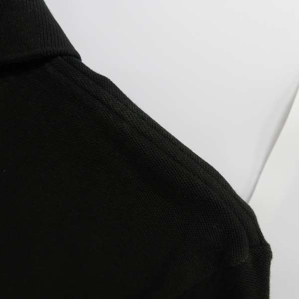 実際に弊社で買取させて頂いたLACOSTE/ラコステ CLASSIC FIT 半袖ポロシャツ ブラック/FR3の画像 6枚目