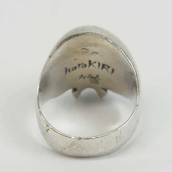 実際に弊社で買取させて頂いたHARAKIRI/ハラキリ スカルリング SV925/15.5号の画像 3枚目
