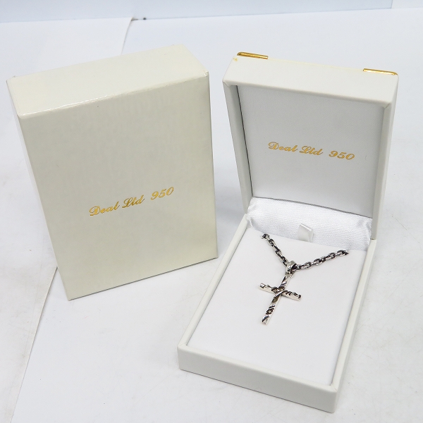 実際に弊社で買取させて頂いたDEAL LTD/ディールエルティーディー ディールデザイン WOOD WAVE CROSS/クロスネックレスの画像 6枚目
