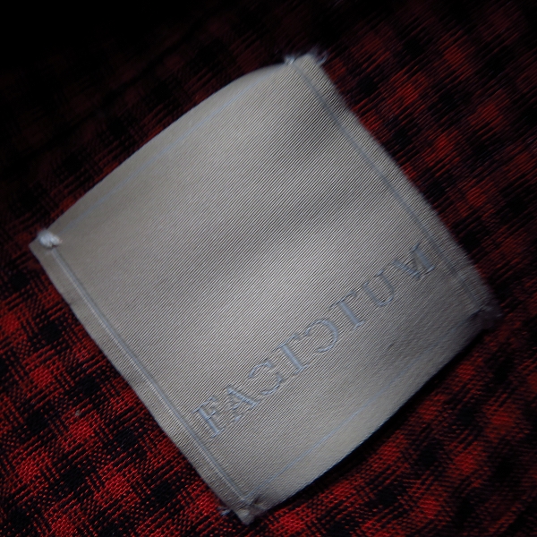 実際に弊社で買取させて頂いたFACTOTUM/ファクトタム チェック/カシミヤ混 長袖シャツ 0156117/46の画像 2枚目