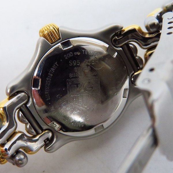 実際に弊社で買取させて頂いたTAG HEUER/タグホイヤー レディース クォーツ S95.208M 腕時計【動作未確認】の画像 4枚目