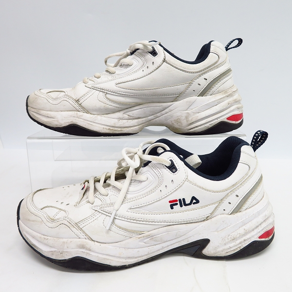 実際に弊社で買取させて頂いたFILA/フィラ PIECEWISE/ピースワイズ ダッドシューズ/スニーカー FS1SIA3281X-WNV 28の画像 3枚目