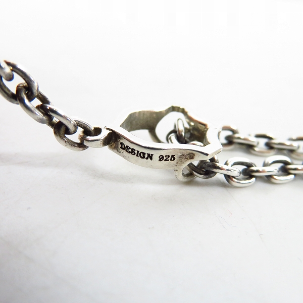 実際に弊社で買取させて頂いたDEAL DESIGN/ディールデザイン SNAKED LOWS/スネイキッドロウズ クロスネックレスの画像 4枚目