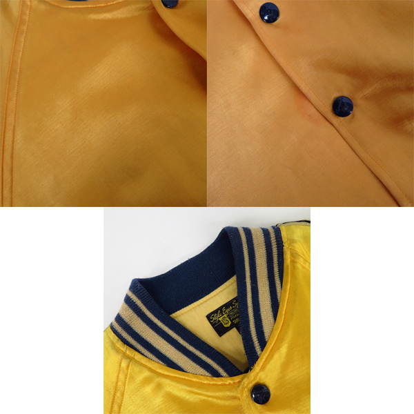 実際に弊社で買取させて頂いたSUGAR CANE/シュガーケーン スタジアムジャンパー/スタジャン/38Rの画像 5枚目