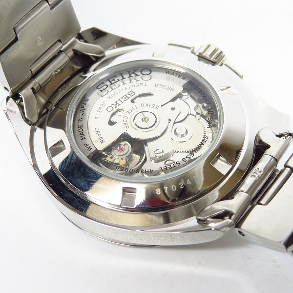 実際に弊社で買取させて頂いたSEIKO/セイコー セイコー5 メカニカル ファイブスポーツ 自動巻き 腕時計 4R36-00E0の画像 3枚目