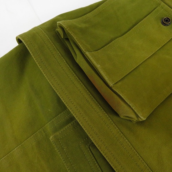 実際に弊社で買取させて頂いたBALMAIN/バルマン レディース 金釦 レイヤードスカート 4333-156N/36の画像 3枚目