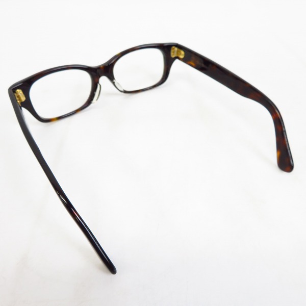 実際に弊社で買取させて頂いたOLIVER GOLDSMITH/オリバーゴールドスミス MUST 黒縁 度入り/眼鏡/メガネフレームの画像 1枚目