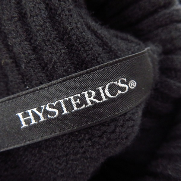 実際に弊社で買取させて頂いたHYSTERIC GLAMOUR/ヒステリックグラマー HYSTERICS/ヒステリックス タートルニット 黒 2点セットの画像 3枚目