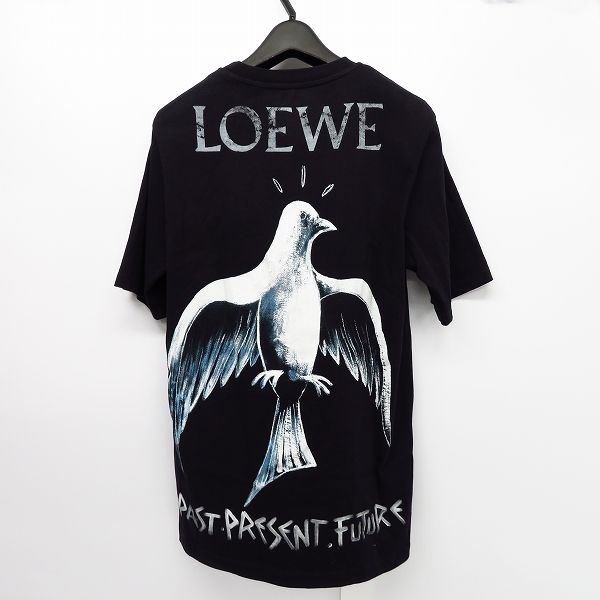 実際に弊社で買取させて頂いたLOEWE/ロエベ 2017ss PEACE DOVE/ハト プリント 半袖Tシャツ/カットソー Sの画像 1枚目
