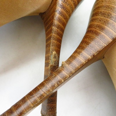 実際に弊社で買取させて頂いたHELMUT LANG/ヘルムートラング ファー ヒールブーツ イタリア製/36の画像 6枚目