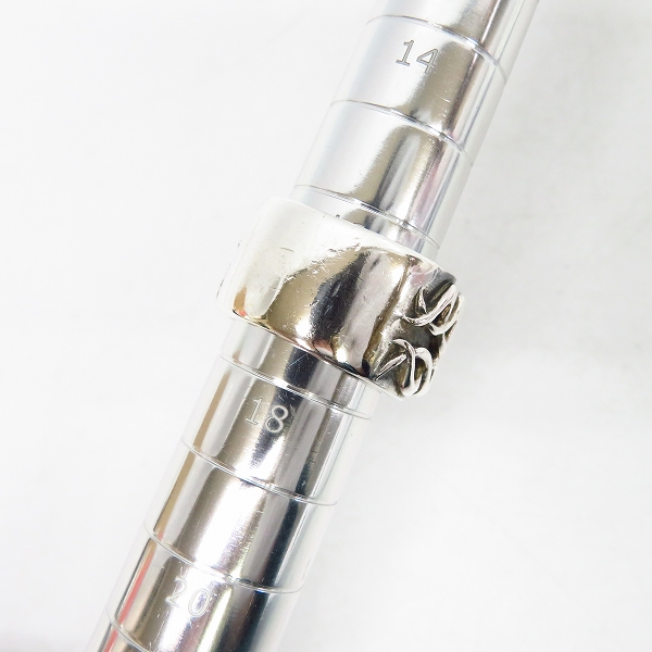 実際に弊社で買取させて頂いたDEAL DESIGN/ディールデザイン ロゴデザイン ワイドリング/17号の画像 8枚目