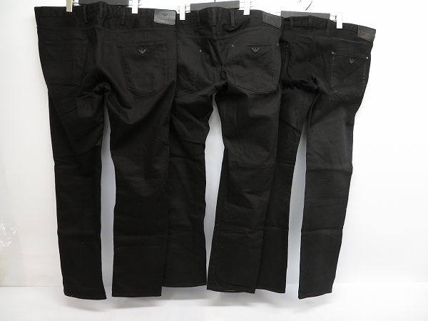 実際に弊社で買取させて頂いたARMANI JEANS/アルマーニジーンズ エンブレムメタル/J20 コットンパンツ サイズ：40 3点セットの画像 1枚目