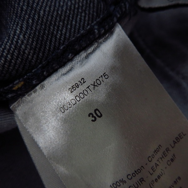 実際に弊社で買取させて頂いたDior Homme/ディオールオム ボタンフライデニムパンツ 30の画像 4枚目