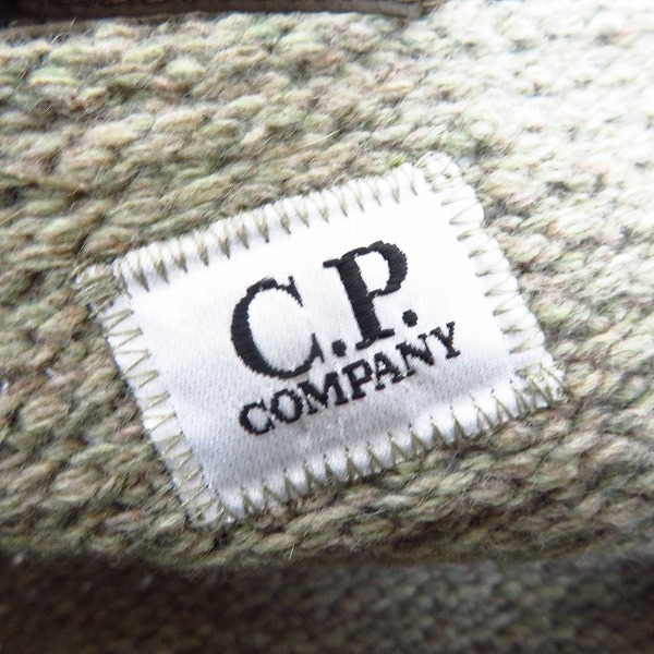 実際に弊社で買取させて頂いたC.P.COMPANY/シーピーカンパニー 15AW ウールニット切替/フェザー混 ダウンジャケット 15WCPUM07144 46の画像 2枚目