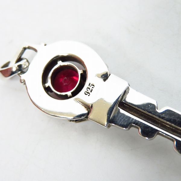 実際に弊社で買取させて頂いたDEAL DESIGN/ディールデザイン キー/鍵デザイン ストーンセットペンダントトップの画像 4枚目