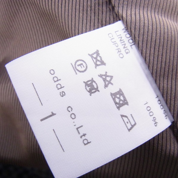 実際に弊社で買取させて頂いたLOUNGE LIZARD/ラウンジリザード ウール ロングコート/1の画像 4枚目