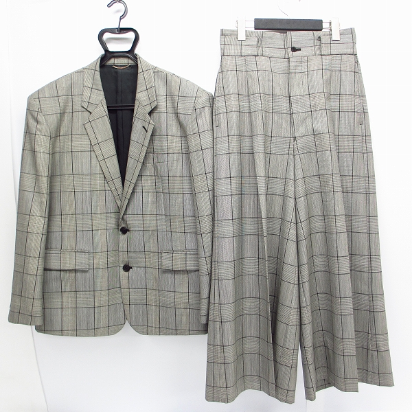 実際に弊社で買取させて頂いたJOHN LAWRENCE SULLIVAN/ジョンローレンスサリバン ジャケット パンツ チェック セットアップ/44